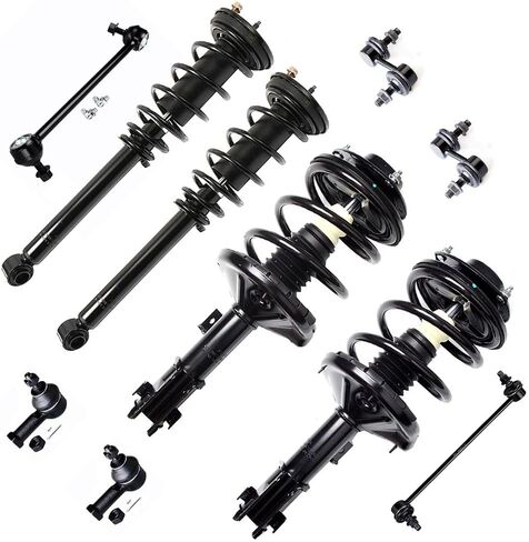 for Mitsubishi for Eclipse 2000-2005 Front Rear Struts Sway Bars Outer Tie Rods Kit in Saudi Arabia