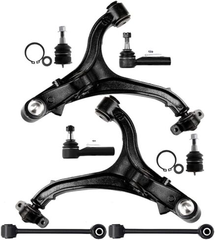 Suspension Kit 8 Control Arm Sway Bar Front Left Right Lower for Jeep for Grand for Cherokee 3.7L/5.7L 05-6.1L 06-3.0L 07-10 2WD Steel Alloy Coated in Saudi Arabia