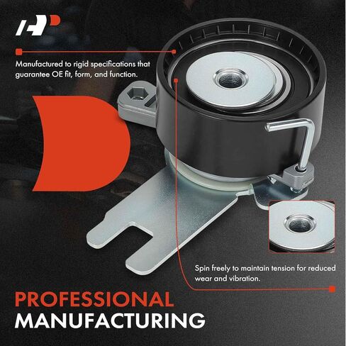 A-Premium Timing Belt Tensioner Assembly Compatible with Volvo C70 2006-2012, C30 2007-2012, S40 2004-2011, V50 2005-2011 in Kuwait