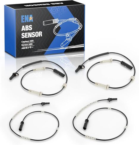 ENA Front & Rear ABS Wheel Speed Sensor Left & Right Compatible with BMW 320i xDrive 328d xDrive 328i GT xDrive 330i GT xDrive 335i GT xDrive 2013 2014 2015 Replacement for ALS3509 ALS3507 Pack of 4 in Kuwait