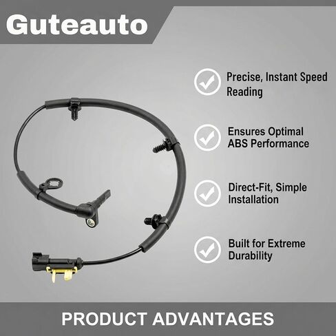 Front Right ABS Wheel Speed Sensor for Chevrolet Silverado 1500 2020-2024 / Tahoe Suburban 2021-2024 for GMC Yukon 2021-2024 | OE Replacement 84317846 85558770 | Anti-Lock Brake System | 1 Pack in Kuwait