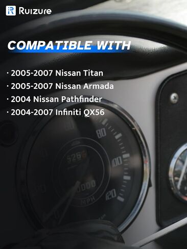Front ABS Wheel Speed Sensor Left Right fit for 2005 2006 2007 Nissan Titan Armada, 2004 Nissan Pathfinder, 04-07 Infiniti QX56, Driver Passenger Side, ALS621 in Saudi Arabia