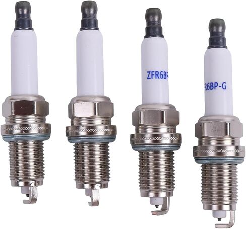 UF620 Ignition Coil and 4 Spark Plugs Compatible with Chevrolet Sonic 2012-2018 Trax 2013-2017 Cruze 2011-2016 Aveo Aveo5 2009-2011, Pontiac G3 2007-2010 G3 Wave 2009, Suzuki Swift+ 2009 in Kuwait