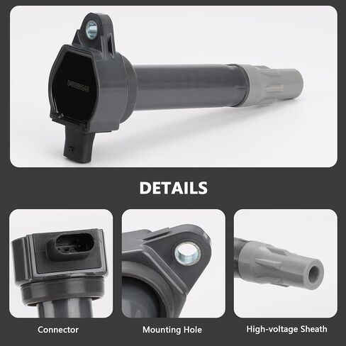 UF502 OEM Ignition Coil - Compatible with Dodge Charger Nitro Grand Carava - 2.7L 3.5L 3.7L 3.8L 4.0L 5.7L 6.1L V6 V8 Engines - Replaces # 4606869AA 4606869AB in Kuwait