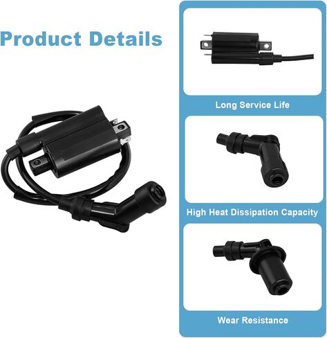 2PCS AM120732 Ignition Coil Compatible with Mule 3010 4010 2510 2500 KAF 620 650 FD590V FD620D FD501D GAS 285 320 425 445 455 F911, Replaces 21121-2083 21121-2064 21121-2092 21121-0029 Vulcan Coil in Saudi Arabia