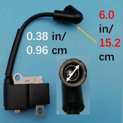 ملف الإشعال محرك مغناطيسي متوافق مع Husqvarna 579638801 579638803 579 63 88-01 579 63 88-03 435 435E 440 440E 445 445E 450 450E بالمنشار بعد 2012 Z710 in Kuwait