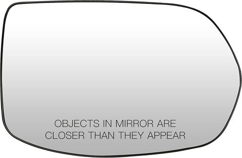 SCITOO Side View Mirror Glass Passenger Right Side Fit For 2007-2011 For HONDA CR-V W/HEATED Chrome Convex Replacement Exterior Mirror Glass in Kuwait