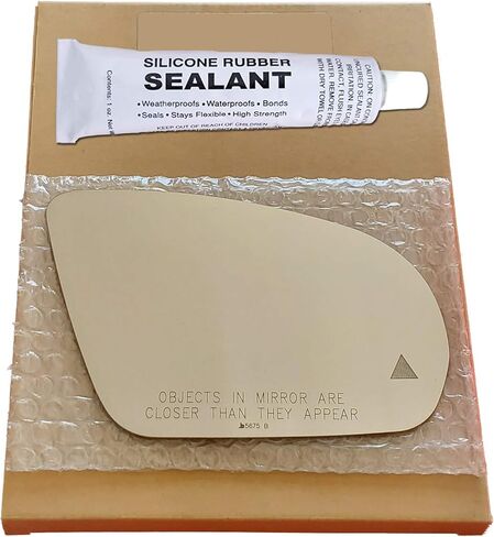 Mirror Glass Replacement + Silicone for 2019-2023 Mercedes-Benz E450 Passenger Side - Blind Spot (2020 2021 2022 19 20 21 22 23) in Kuwait