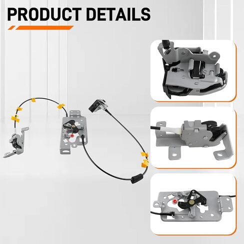 Pair Rear Door Lock Latch & Cable Compatible with Ford F150 Extended Cab 2004 2005 2006 2007 2008 Door Latch Assembly Replaces 8L3Z-18264A01-B 8L3Z-18264A00-B 8L3Z18264A01B 8L3Z18264A00B in Kuwait