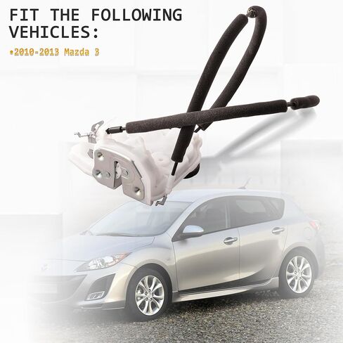 Front Left Door Lock Actuator Assembly Compatible with 2010-2013 Mazda 3 Replace Driver Side Door Lock Latch in Kuwait