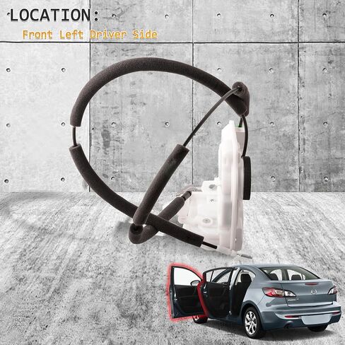 Front Left Door Lock Actuator Assembly Compatible with 2010-2013 Mazda 3 Replace Driver Side Door Lock Latch in Kuwait