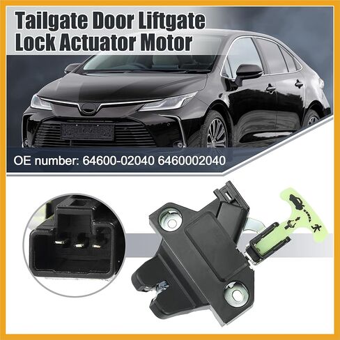 Rear Door Liftgate Tailgate Lock Trunk Latch Actuator Assembly for Toyota Corolla 2009-2013 Replace of 64600-02040 6460002040 Luggage Compartment Lock Replacement in Kuwait