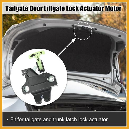 Rear Door Liftgate Tailgate Lock Trunk Latch Actuator Assembly for Toyota Corolla 2009-2013 Replace of 64600-02040 6460002040 Luggage Compartment Lock Replacement in Kuwait