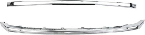 ALMULOO Front Bumper Grille Grill Compatible with 2017-2019 Ford F250 F350 F450 F550 Super Duty Platinum Style Chrome Grill Overlay Cover in Kuwait