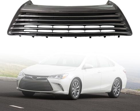 Front Lower Bumper Grille for 2015-2017 Toyota Camry LE XLE | Painted Grey – Ready to Install | Replaces OEM 5311206260 | Direct Fit in Kuwait
