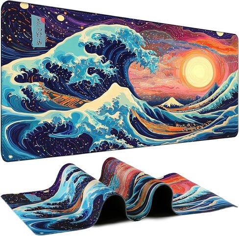 Mouse Pad Gaming - Desk Mat for Keyboard and Mouse - Large Mouse Pad for Desk, Mousepad (35.4" X 15.7") with Non-Slip Base, Desks Pad Mat Office and Home (World map, 35.4L x 15.7W inches) in Saudi Arabia