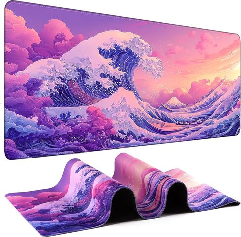 Mouse Pad Gaming - Desk Mat for Keyboard and Mouse - Large Mouse Pad for Desk, Mousepad (35.4" X 15.7") with Non-Slip Base, Desks Pad Mat Office and Home (World map, 35.4L x 15.7W inches) in Saudi Arabia
