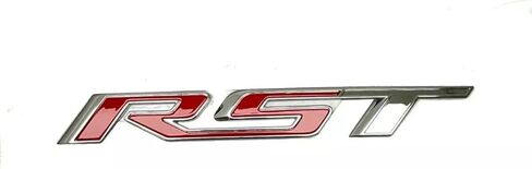 Side Door Tailgate Emblem Badge 84319995 Replacement for RST 1X (Silver Red) in Saudi Arabia