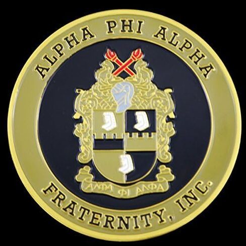 Alpha Phi Alpha Fraternity Car Tag Emblem in Saudi Arabia