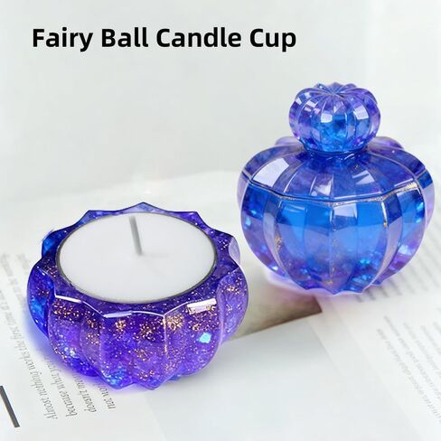 BIGEBO Jar Resin Mold, Cactus Shaped Storage Box Resin Molds with Lid for DIY Jewelry Trinket Candy Container Candle Holder Home Decor Organizer Gift in Kuwait