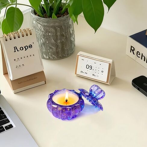BIGEBO Jar Resin Mold, Cactus Shaped Storage Box Resin Molds with Lid for DIY Jewelry Trinket Candy Container Candle Holder Home Decor Organizer Gift in Kuwait