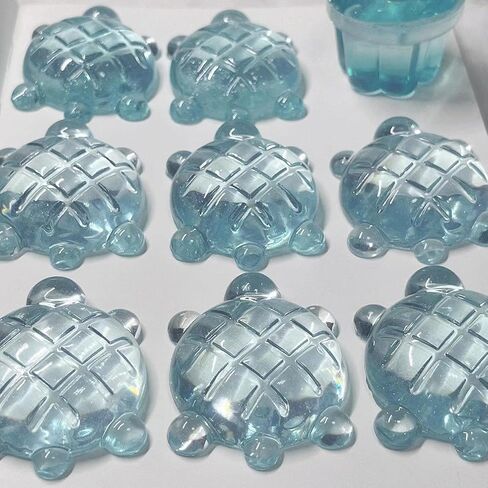 Mini Turtle Silicone Resin Mold 3D Cute Ocean Animal Theme Epoxy Casting Mold for DIY Micro Resin Dollhouse Fairy Garden Miniatures Landscape Tiny Things Decorfor Art Jewelry Making in Kuwait