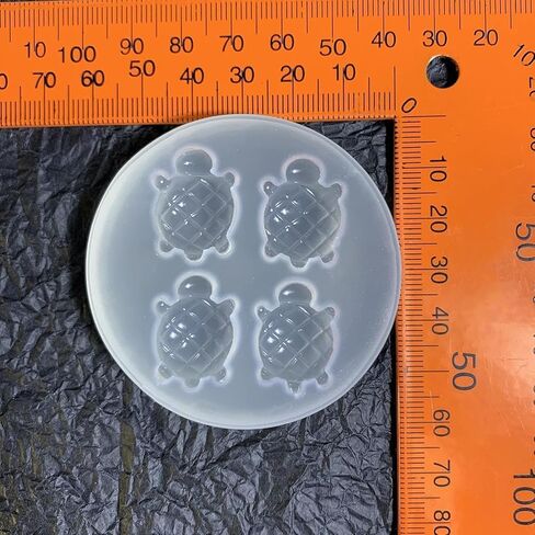 Mini Turtle Silicone Resin Mold 3D Cute Ocean Animal Theme Epoxy Casting Mold for DIY Micro Resin Dollhouse Fairy Garden Miniatures Landscape Tiny Things Decorfor Art Jewelry Making in Kuwait