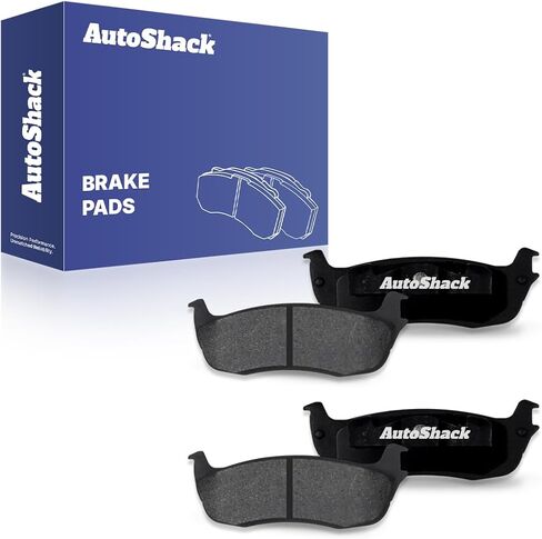 AutoShack Rear Ceramic Brake Pad Set for Ford & Lincoln, F-150 1999-2004 Expedition 1997-2002 Town Car 2003-2011 F-150 Heritage 2004 Navigator 1998-2002 Blackwood 2002, 4WD RWD V6 4.2L V8 4.6L 5.4L in Kuwait