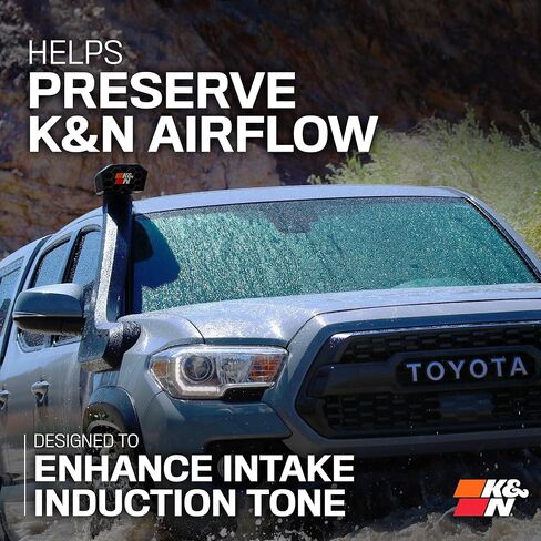 مجموعة السحب المرتفعة K&N (الغطس) المتوافقة مع 2016-2023 Toyota Tacoma V6-3.5L, 63-8000 in Kuwait