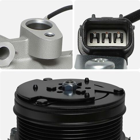 AISIN AFTERMARKET ACCH-00101 Air Conditioner AC Compressor - Compatible with Honda CRV 2015-2016, Acura ILX 2016-2018 - with 7-Pulley Groove, with Clutch in Kuwait