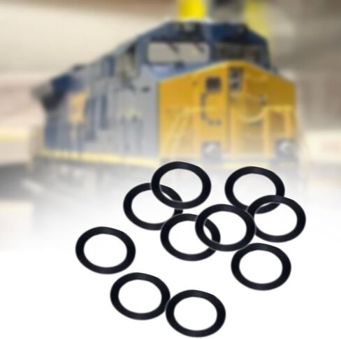 kowaku 10Pcs HO Gauge Rubber Tire Railway Parts Upgrade DIY Modified Accessories for 1:87 Hobby Building Railroad Layout Decoration in Kuwait