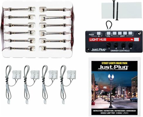 Woodland Scenics JP5913 Double Lamp Post Value Pack - N Scale in Kuwait