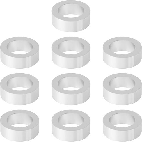 10 Pcs Bicycle Frame Wheel Hub Spacer Gasket Aluminum Alloy for 10mm Axle Diameter Bicycle Wheel Set in Kuwait