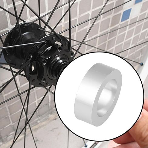10 Pcs Bicycle Frame Wheel Hub Spacer Gasket Aluminum Alloy for 10mm Axle Diameter Bicycle Wheel Set in Kuwait