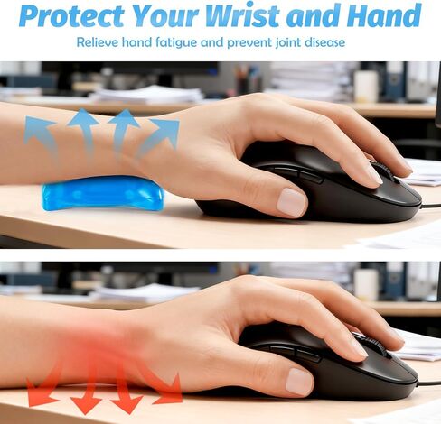 Cute Wrist Rest for Mouse-Non-Skid Backing,Wrist Rest Pad for Office Work & Gaming,Mouse Pad Keyboard Computer Elbow Support Pad Suitable for Laptops, Desks, and Office Supplies in Kuwait