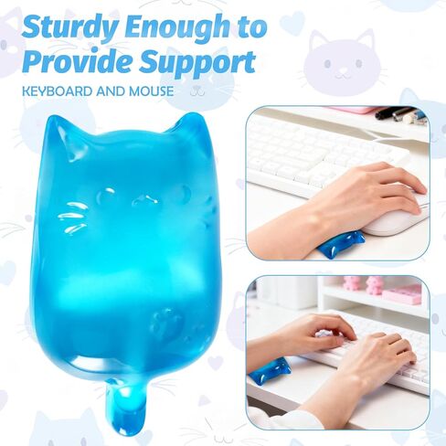 Cute Wrist Rest for Mouse-Non-Skid Backing,Wrist Rest Pad for Office Work & Gaming,Mouse Pad Keyboard Computer Elbow Support Pad Suitable for Laptops, Desks, and Office Supplies in Kuwait