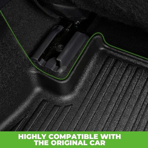 Floor Mats for Jeep Wrangler JK 4-Door 2007-2018, All Weather Cargo Liner, Heavy Duty TPE Cargo Mats Custom Fit Wrangler 4-Door Floor Mats Accessories Full Set with Trunk Mat & Backrest Mat. in Saudi Arabia