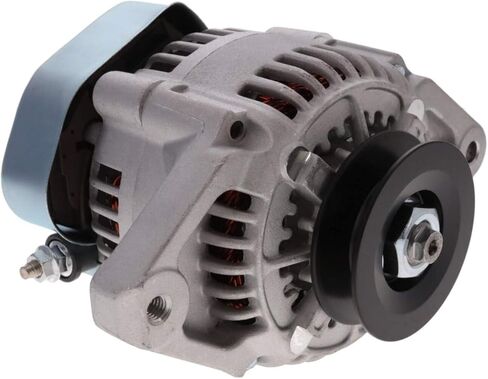 Top Street Performance Denso Style 90 Amp Mini Race Alternator - Satin in Saudi Arabia