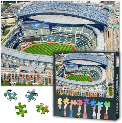Wrigley Field Jigsaw Puzzles - 1000 Piece Puzzle for Adults, Chicago Baseball Stadium Difficult Challenging Puzzles (27.5"x19.7"), Family Game Night Gift & Home Decor (Ballpark Series) in Kuwait