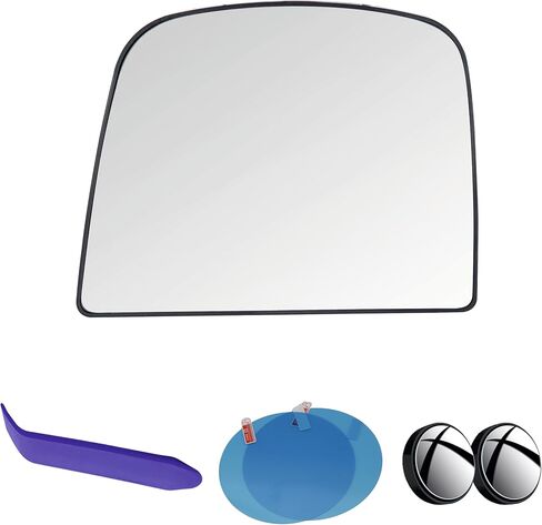 EAP Driver Side Mirror Glass Compatible with GMC Savana 1500 2008-2014, Savana 2500 3500 2008-2021, Chevrolet Express 1500 2008-2014, Express 2500 3500 2008-2021, Heated, 19207174 19207168 in Kuwait