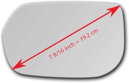 New Replacement Mirror Glass with FULL SIZE ADHESIVE for 2007-2012 Acura RDX Driver Side View Left LH in Kuwait