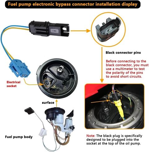 Motorcycle Fuel Pump Controller Bypass Cable Connector For BMW R1200GS R1250GS ADV R1200RT/ST S1000R/RR F700GS F800GS K1600 GT/GTL HP HP4 R nineT in Saudi Arabia