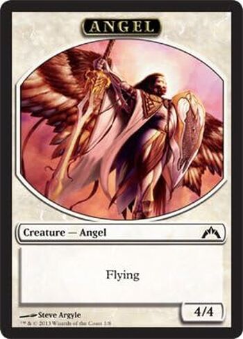 Magic The Gathering - Angel Token (1/8) - Gatecrash in Kuwait
