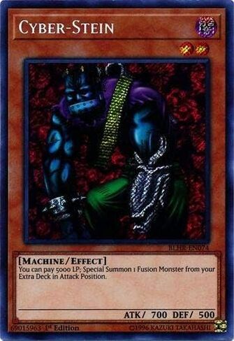 Yu-Gi-Oh! - Cyber-Stein - BLHR-EN074 - Secret Rare - 1st Edition - Battles of Legend: Hero's Revenge in Kuwait