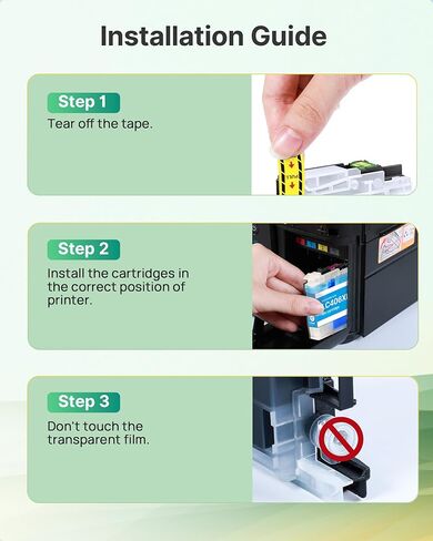 LC406 Ink Cartridges for Brother Printer Replacement for Brother LC406 Ink Cartridges LC406XL High Yield LC 406 for Brother MFC-J4335DW MFC-J5855DW MFC-J6555DW MFC-J4535DW MFC-J6955DW MFC-J4345DW, 4P in Saudi Arabia