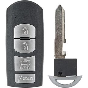 Vurkcy Key Fob Replacement for 2014-2018 Mazda 6/3(4 Door Sedan)/ 16-19 MX-5 Miata Car Keyless Entry Remote Control, WAZSKE13D01, 4 Buttons in Kuwait