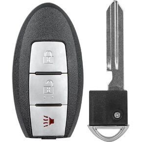 استبدال Vurkcy Key Fob لـ 2011-2017 Nissan Quest Juke/ 11-15 Cube Leaf/ 14-18 Versa Note جهاز التحكم عن بعد للدخول بدون مفتاح للسيارة، CWTWB1U808، 3 Btn in Kuwait