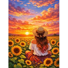 TOPMCYSG Forest Fairy Diamond Art Kits for Adults,Round 5D Diamond Painting Kits for Beginners,DIY Full Drill Diamond Dots Paintings Picture Gem Art and Crafts Home Wall Decor 13.78x13.78 in in Kuwait