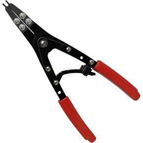 38700 Spindle Snap Ring Pliers External, 10" Large Snap Ring Pliers Heavy Duty Circlip Pliers Car Repair Tools Kit for for Ford SD Uninstall Remove Tools with Ratchet Locking 2026 Upgraded (Red) in Saudi Arabia