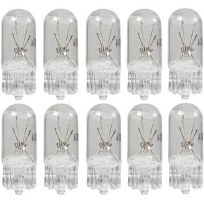 194 Incandescent Light Bulb, Wedge Incandescent Instrument Panel Light Bulbs Automotive & Motorcycle Signal Light Instrument panels Indicator Lights Bulb(10 Packs) in Saudi Arabia
